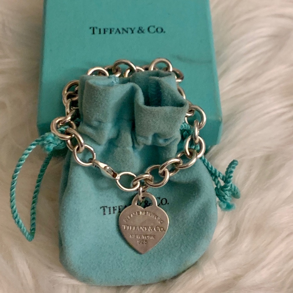 Tiffany & Co. Heart Tag Charm Bracelet
